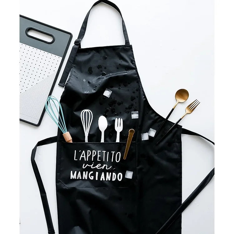 Factory Wholesale Waterproof Pvc Apron for Men Women Chef Cooking Kitchen Garden Cleaning with Pocket Ajustable Neck Waist Ties