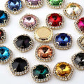 8mm Round Sew on Stone Bridal Dress Decoration Rivoli Crystal Rhinestone