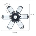 High Quality Hexagon Hyper Tough Lumiere Atelier Screw-in Ceiling Light Fixtures 2 Pack Led Garage Lights