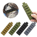 Outdoor Tactical Nylon 6-Hole Magazine Holster Bag 16.5x5x2cm in Khaki/Black/Pitch Green/Grey for Hunting & Tactical Use Storage