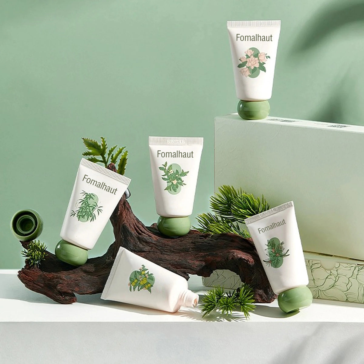 Fomalhaut Eco-friendly 20g Sugarcane Packaging Bio PE Plastic Lotion Hand Cream Tube