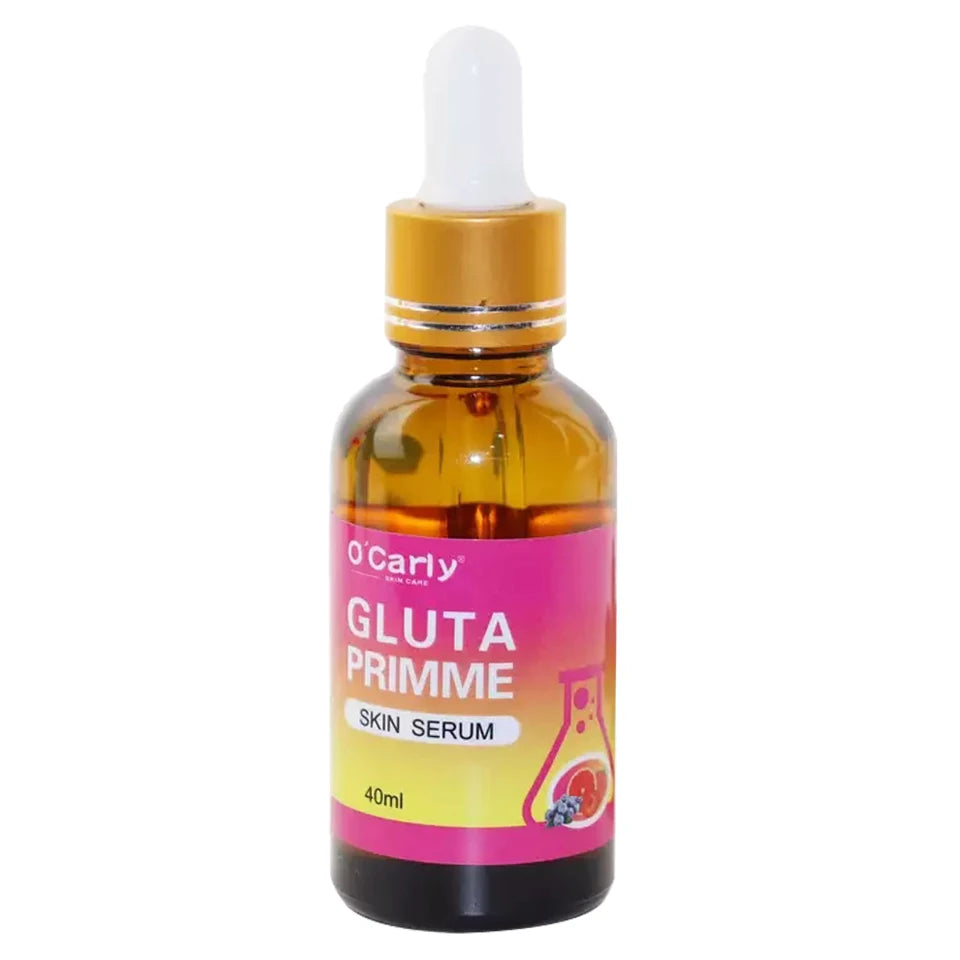 Skin Care Private Label Gluta Anti-Aging Liquid Serum Contain Organic Vitamin C Collagen Deep Brightening Hydrating Facial Serum