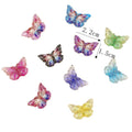 10Pcs/Set Colorful Resin Butterfly Charms Pendant DIY Craft Making Women Necklace Jewelry Decor