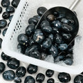 Hot Sales Natural Black Sardonyx Tumbled Stone Healing Stone Black Agate Gravel for Fengshui Decoration