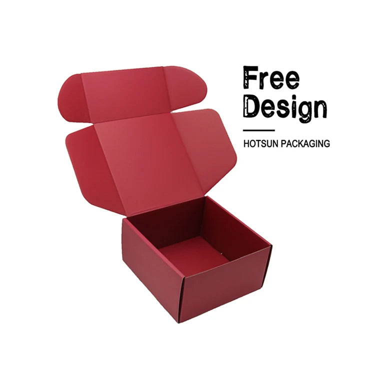 Custom Logo Printed Cardboard Shipping Gift Box Matt Lamination & Embossing for Socks & Garments Brand Design Packaging