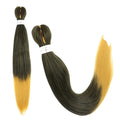 FX-HA14 Wholesales Silk Hotsell African Colorful Braid 26 Inches Gradient Color Synthetic Braiding Hair Extension EZ Large Braid