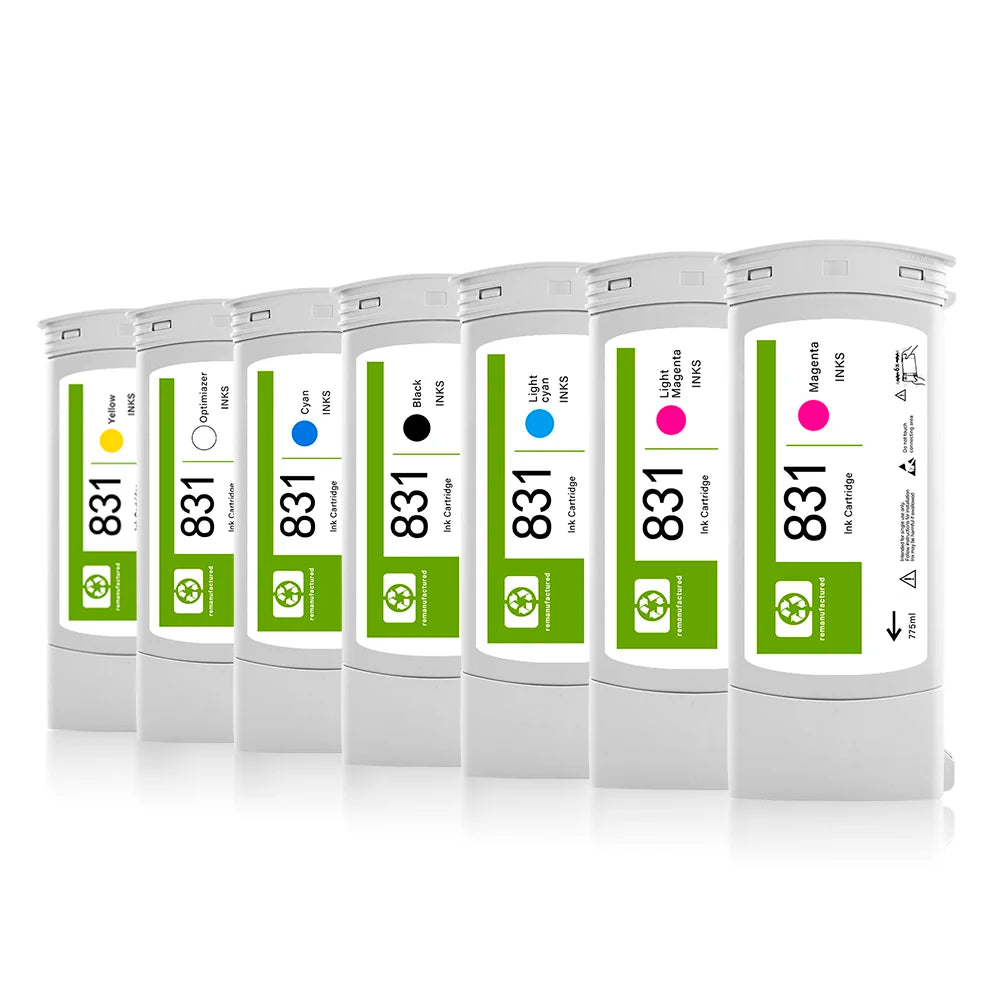 Ocbestjet 775ML/PC 831 Compatible Ink Cartridge for HP Latex 365 310 330 360 375 560 570 Printer