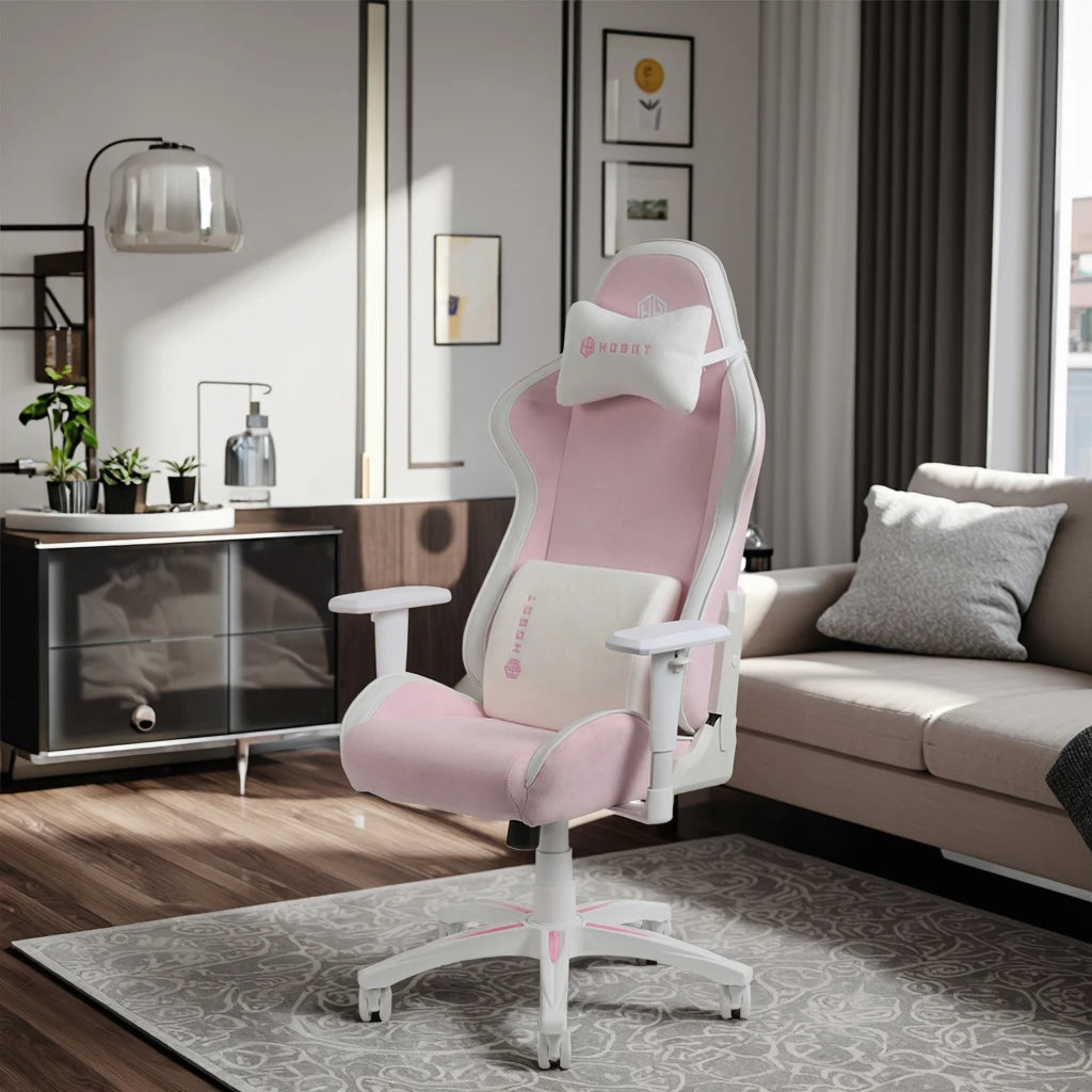 HOBOT Racing Style Ergonomic PC Gamer Office Chair with Magnetic Pillow Wholesale ODM/OEM Red Gaming Chair