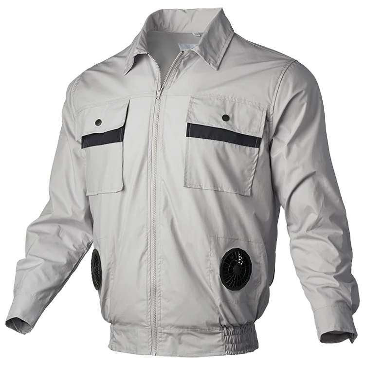 USB Powerbank Control Cooling Clothes Men's Intelligent Cooling Jacket With 4 Fan Fan Cooling Cloth