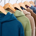 Custom Unisex Oversized Cotton Hoodies High Weight Plus Size Pullover With Embroidery Printed Logo for Men's Sweatshirts