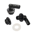 3/8" Thread to 12mm 90 Degree Aquarium Fish Water Tank Elbow Drainage Connector