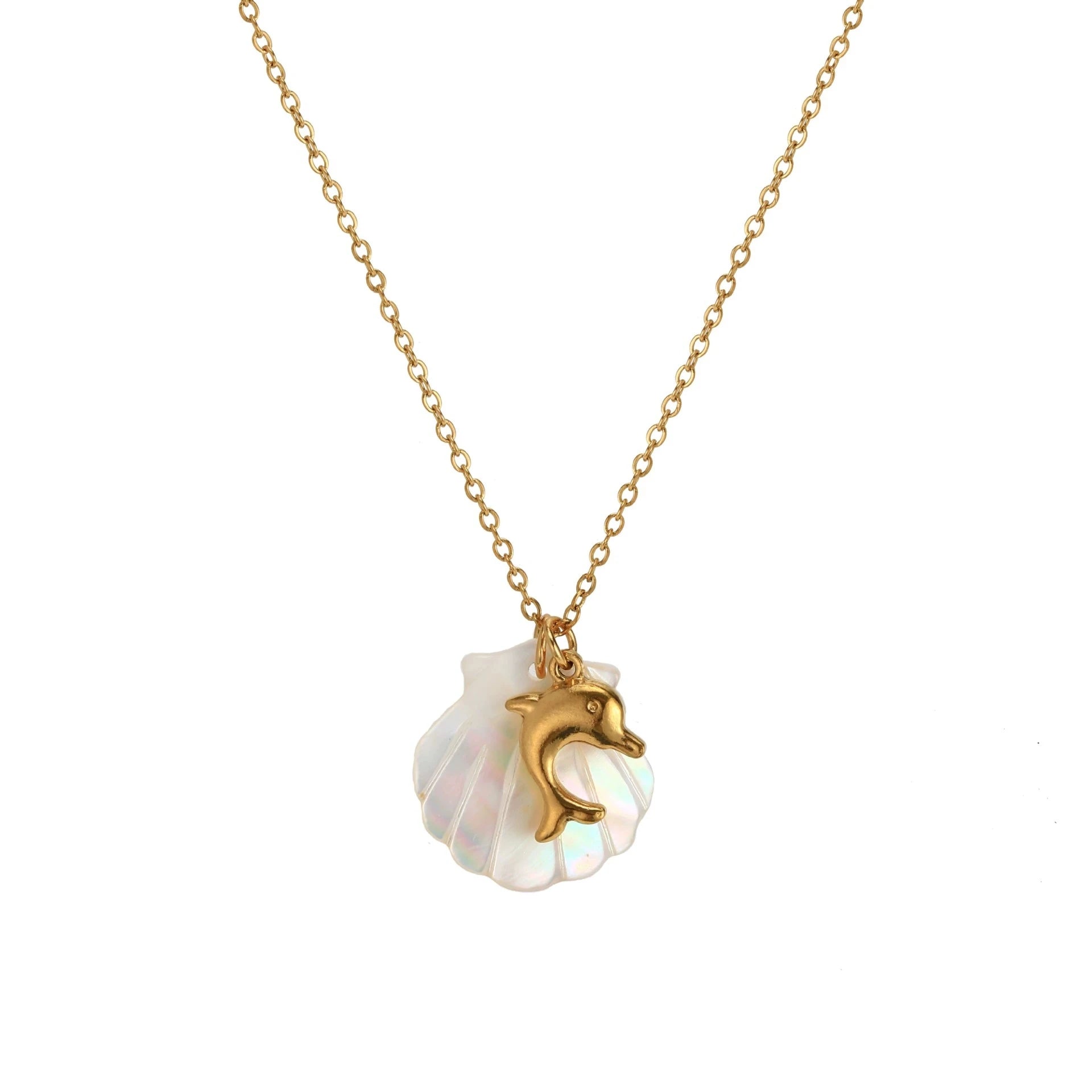 Waterproof Summer Coastal Trendy Engagement Jewelry Stainless Steel Starfish Gold Plated Custom Ocean Themed Pendant Necklace
