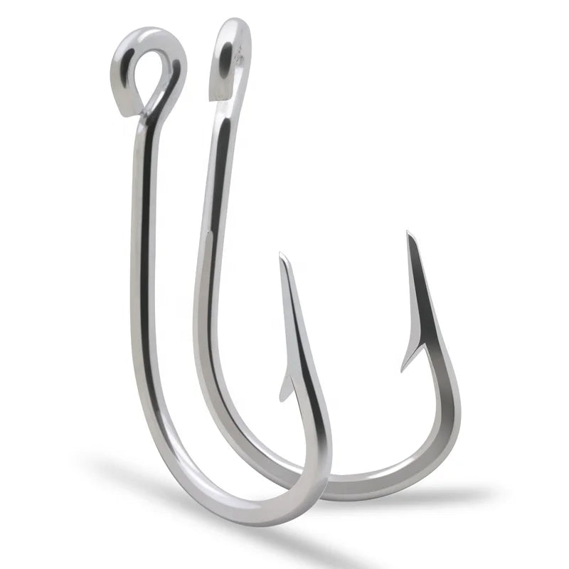 5/0~13/0 Stainless Steel Thickened Circle Hook Tuna Hooks Extra Large Saltwater Boat Fishing Freshwater Fishing