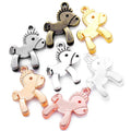 YuenZ 22*17mm 7 Colors 3D Animal Horse Charms Alloy Pendants for DIY Necklace Bracelet Handmade Jewelry Accessories Making D9327