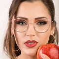 95537 Custom Cat Eye Blue Light Blocking Glasses Computer Screen Protector Glass Eye Wear Glasses Optical Frames for Women MegaBDM