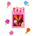 New Dessert Cake Set Eraser Children's Gifts Creative Cute Cake Gift Box Pencil Eraser Kawaii Erasers Wholesale