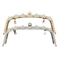 Factory Supply Bag Accessories 22cm Luxury Shiny Light Gold Bag Frame