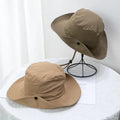 Wholesale Blank Rope Outdoor Sunshade Camping Hat Breathable Fisherman Hat Men Women Bucket Hats
