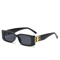 hot small frame B word square sunglasses 2021 personality brand retro sunglasses womens wholesale sun glass eyewear