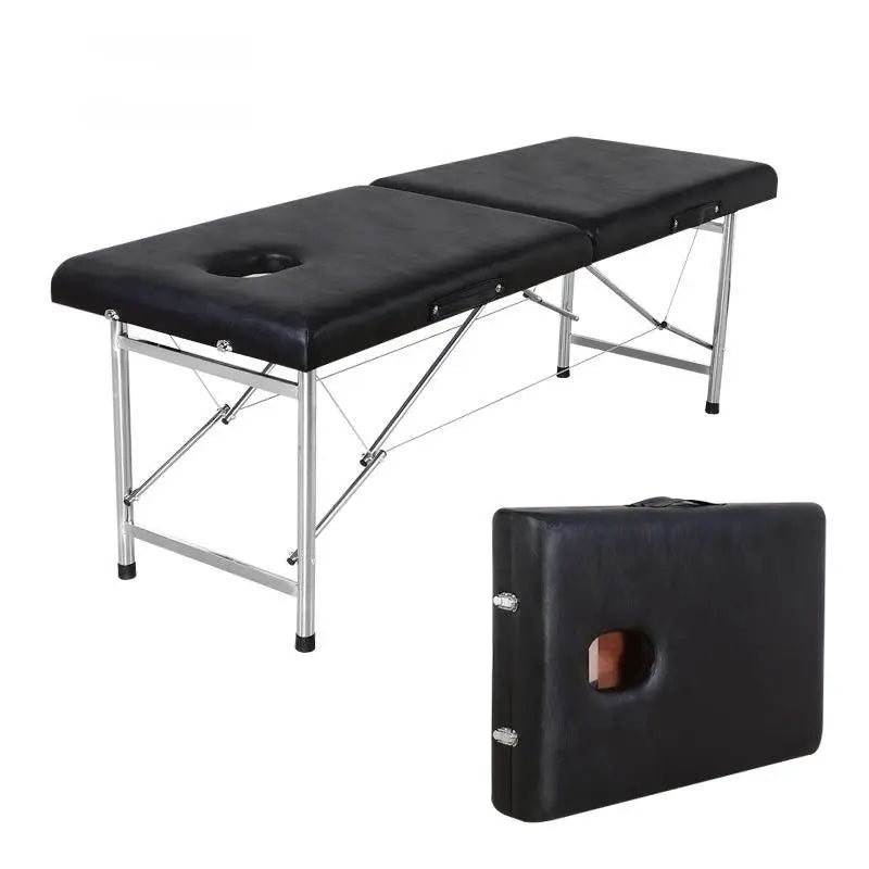Portable Wooden Massage Bed Table for Tattoo & Beauty for Salon Furniture for Hospital & Living Room Use