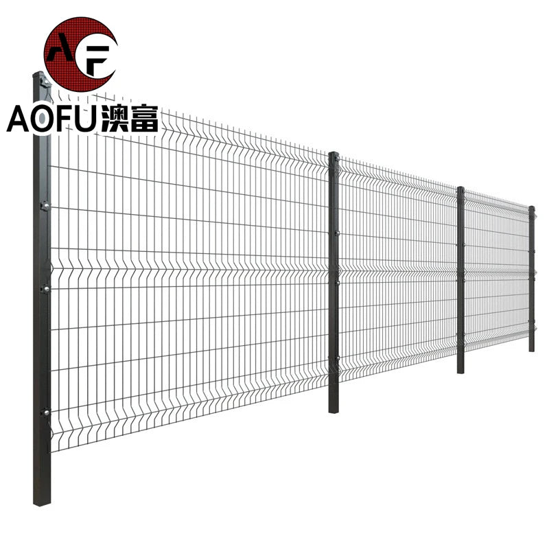 Good Price Steel Welded Wire Fence Galvanized 3d Curved Powder Coated Fence 3d Bending Wire Mesh Fencing Panels