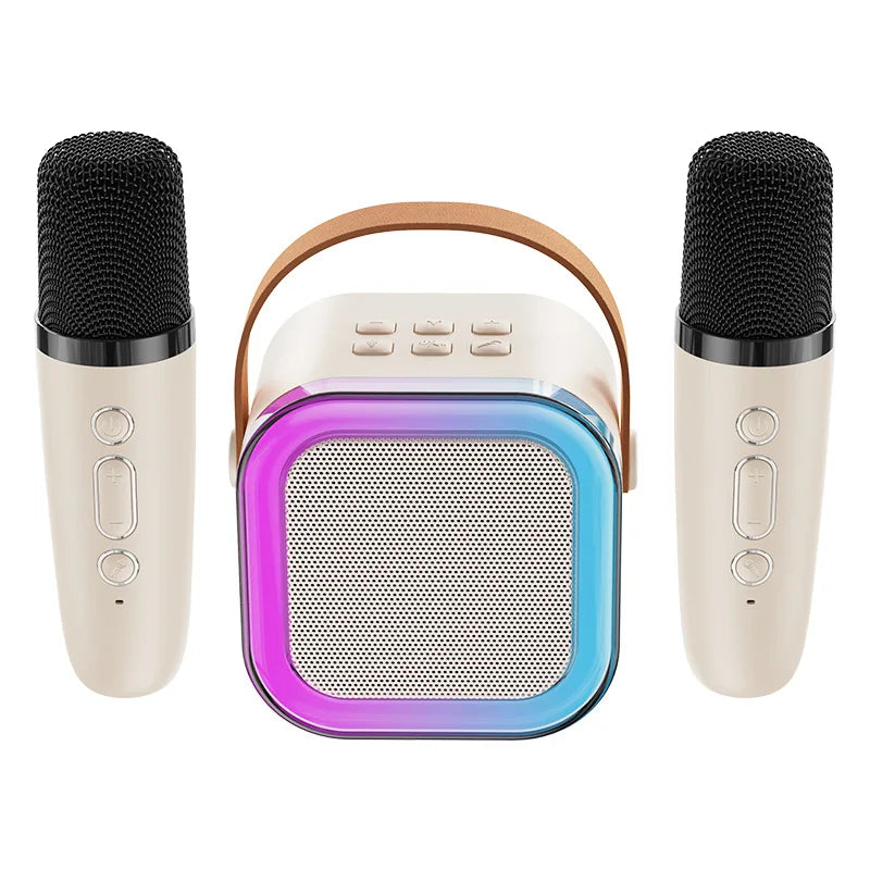 Microphone Audio Integrated Wireless Microphone Karaoke  Audio Home Singing Family Ktv for Kids
