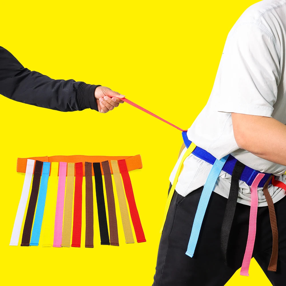 Funny Kindergarten Tail Pulling Props Pull Tail Game Belt for Kids Catching Tail Training Toys