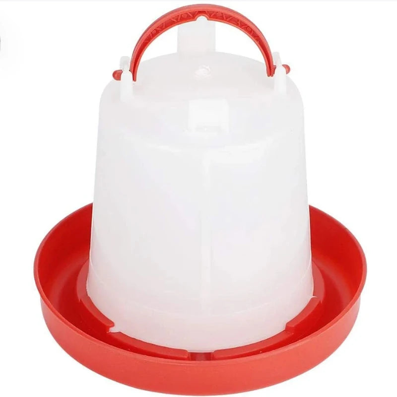 Poultry Houses Plastic Chicken Drinking Bucket Hanging 2.5L Chicken Drinker