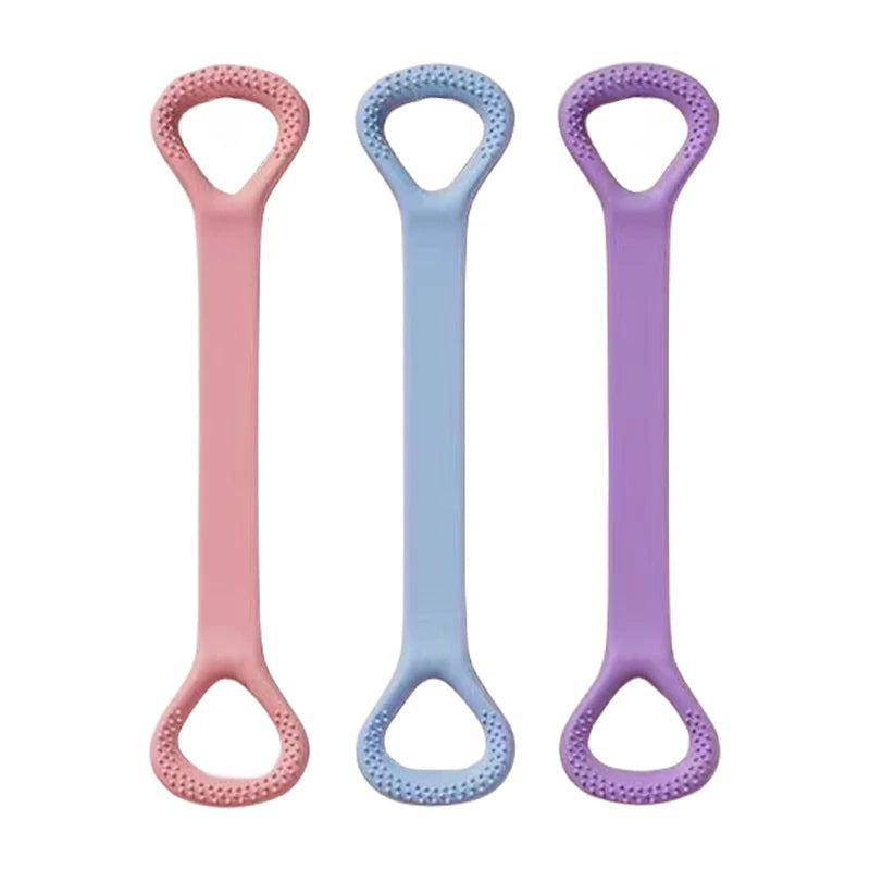 Female Shoulder Slim Back Home Yoga Stretching Belt Silicone Thickened Stretch Rope