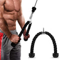 Heavy Duty Ergonomic Handle Tricep Rope Pull Down Strength Cable Attachment