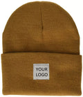Custom logo Size Color Women Men's Knit Cuffed Beanie