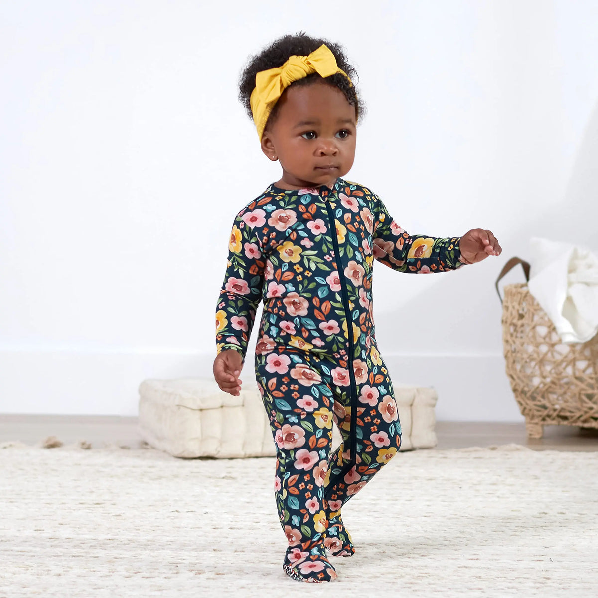 Custom GOTS Certified 100% Bamboo Fiber Plain Zipper Long Sleeves Footed Baby Clothing Summer Romper Baby Pajamas Jumpsuits