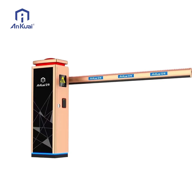 ANKUAI High Performance BLDC Motor Parking Boom Barrier with Max 5m Fence Arm