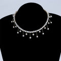 Elegant Natural Freshwater Pearl Necklace for Women Gold Chains Irregular Potato Pearl Choker-for Party or Gift