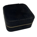 Black Velvet Travel Jewelry Box Organizer Jewelry Box Women Gift Velvet Jewelry Box