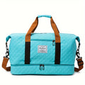 2024 New Oxford Waterproof Gym Bag for Men and Women Portable Foldable Sports Training Duffel Zipper Closure Travel Handbag