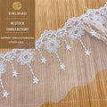 Water Soluble Lace Children's Headwear Accessories Star Mesh bar Code Polyester Embroidery Garment Accessories