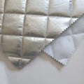 Double Side 210T Poly+Silver Foil 0.3 Ripstop Diamond Quilt for Car
