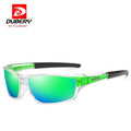 DUBERY Polarized Cycling Sports Sunglasses Full Package D620 Full Rim UV Protection Adjustable Strap Wrap Side Shields