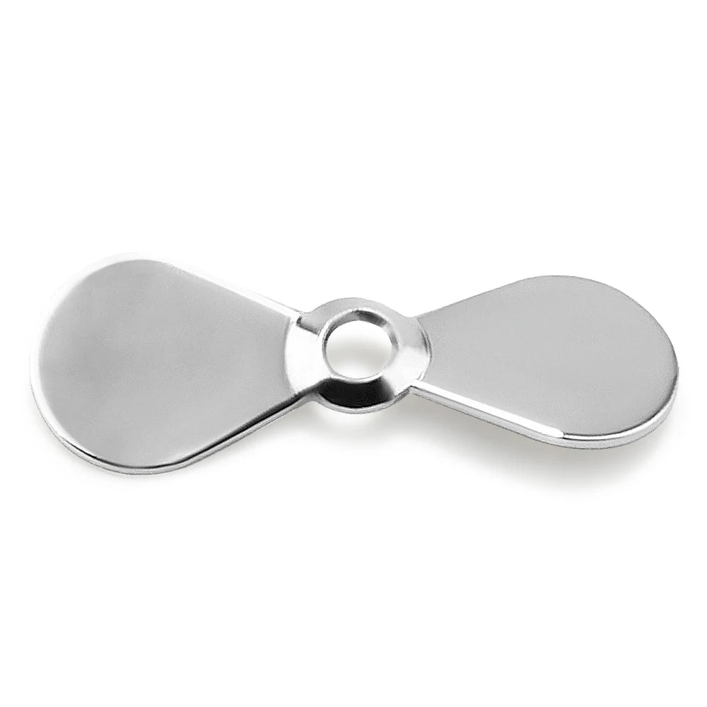 Spinpoler Fishing Propeller Spinner Blades Custom Whistler Spin Bait Blades Accessories for Both Streams and Lakes Tackle