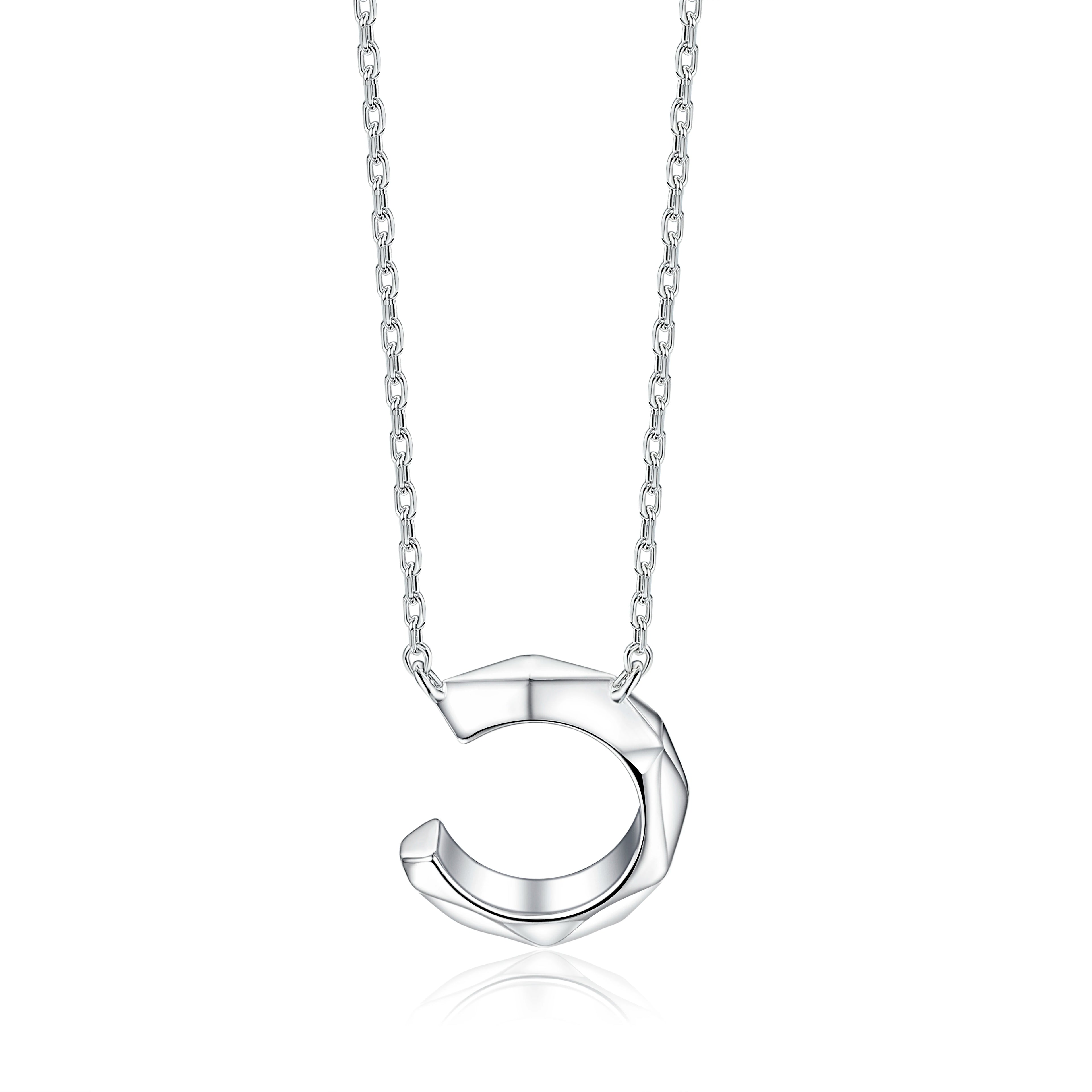 Anniversary Gift 925 Sterling Silver CZ Pendant Necklace For Wife Her
