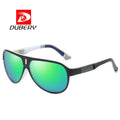 DUBERY 2026 Fashionable Men's UV 400 Polarized Sunglasses Factory Wholesale Silver Red Famous Brand Name Sun Glasses 2026