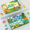 Montessori Cross-Border Children's Quiet Small Sticky Book Montessori Baby Enlightenment Educational Busy Book Sticker Book Toy