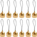 Vintage Copper Christmas Craft Bell Mini Decorative Jingle Bell Ornament for Wind Chimes Making Dog Cat Training