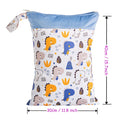 30x40cm Waterproof Polyester Tote Bag Portable Travel Carry Storage Reusable PUL Diaper Bag Multi-Purpose Nappy Change Organizer