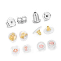 Stud Earrings Back Accessories 925 Sterling Silver Earring Plugs Plastic Silicone Earplugs