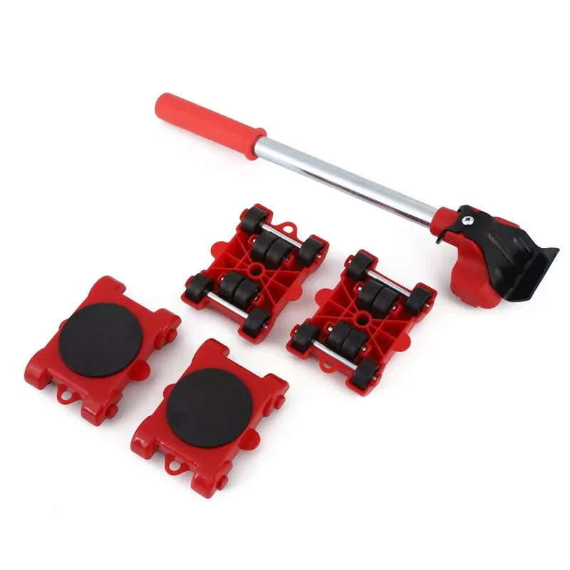 New Hand Furniture Mover Moving Tools Roller Lifting Wheels Kit for Moving