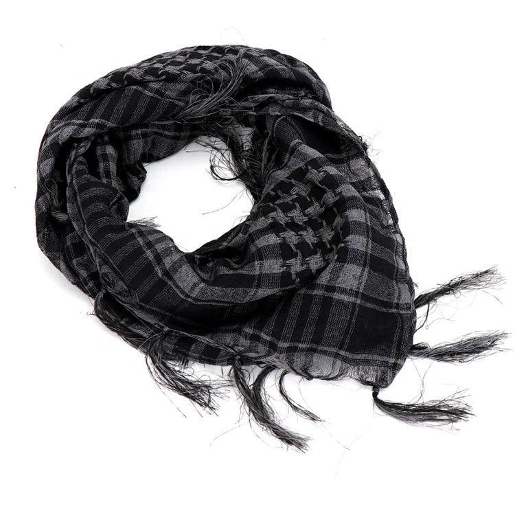 MIO Islamic Mens Scarf Shemagh Arab Tactical Desert Keffiyeh Wrap 38 X 38 Inches