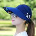 Korean Outdoor Casual Wide Brim Summer Foldable Portable Sun Hats Wholesale for Cycling Fishing Sports and Travel Scenes