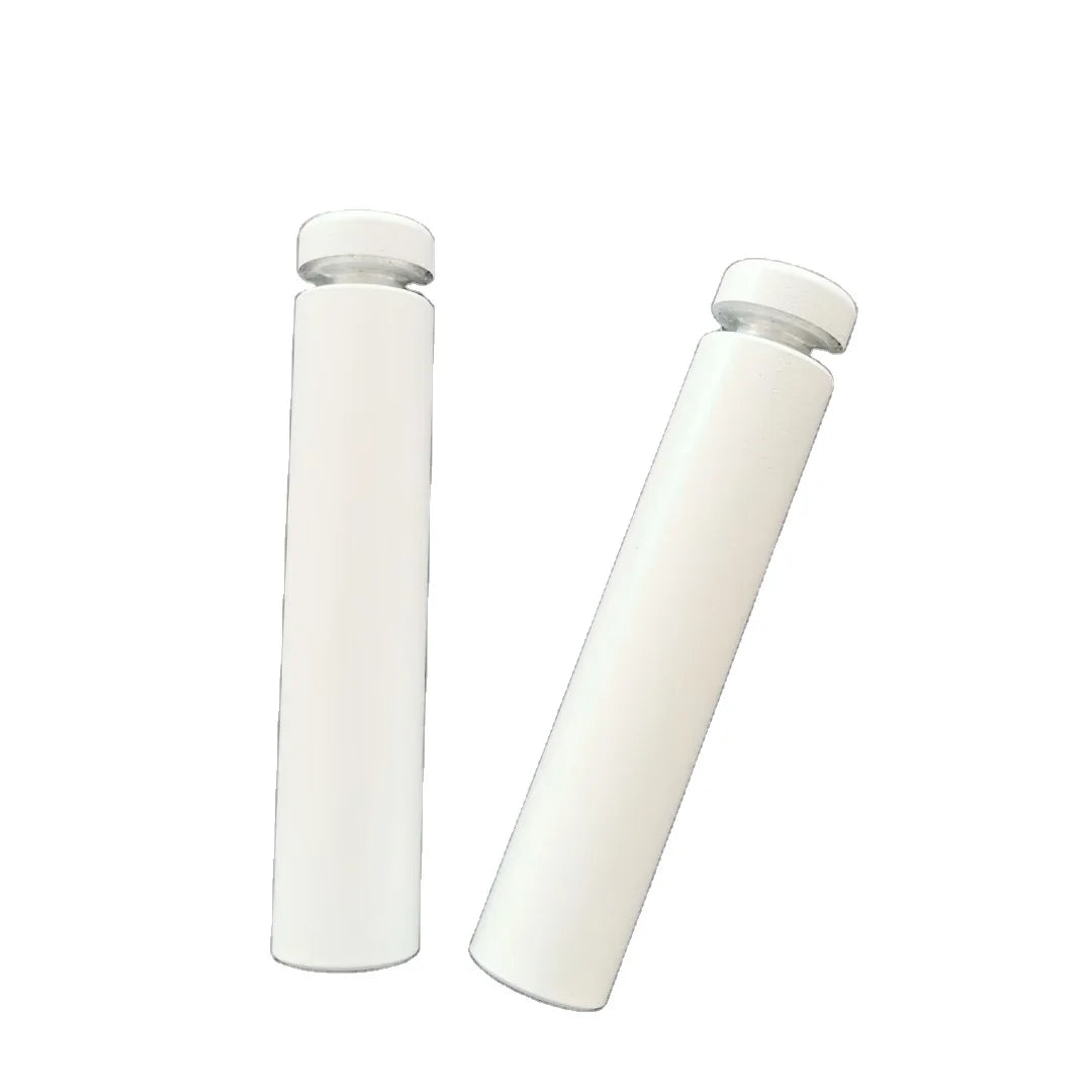 Walron WAF-1360-WH Aluminum White Painted Round Sign Standoff Spacer Plain Finish 3- 20mm Thickness Dia 13*60mm Outdoor Signage